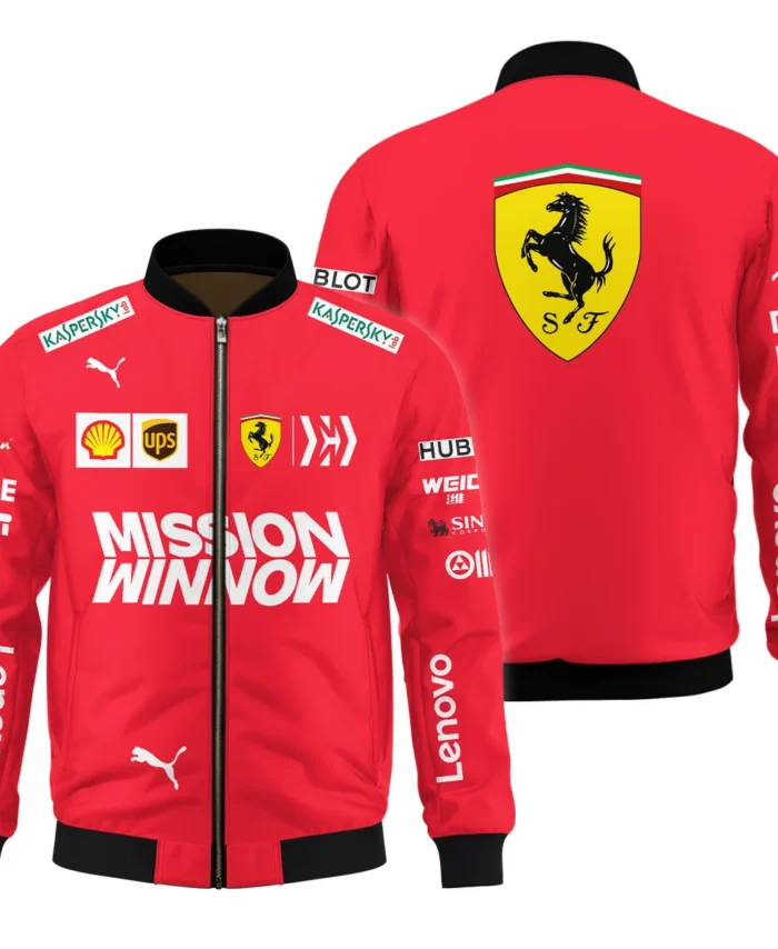 2019 Sebastian Vettel Racing Suit Ferrari F1 Bomber BLVASV110925A10BB