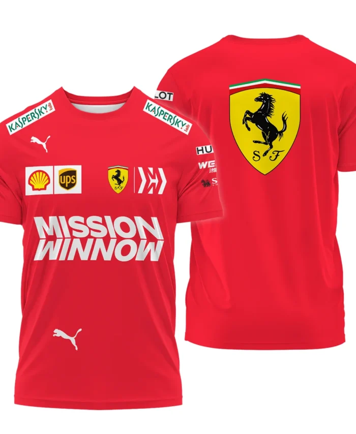 2019 Sebastian Vettel Racing Suit Ferrari F1 T-Shirt BLVASV110925A10TS