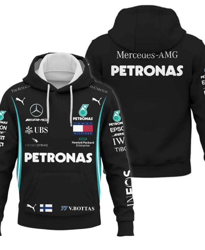 2019 Valtteri Bottas Racing Suit Mercedes F1 Hoodie BLVAVB130925A1HD