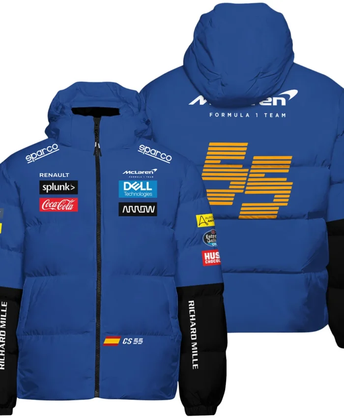 2020 Carlos Sainz Racing Suit McLaren F1 Down & Puffer Jackets BLVACS190825A16HCJ