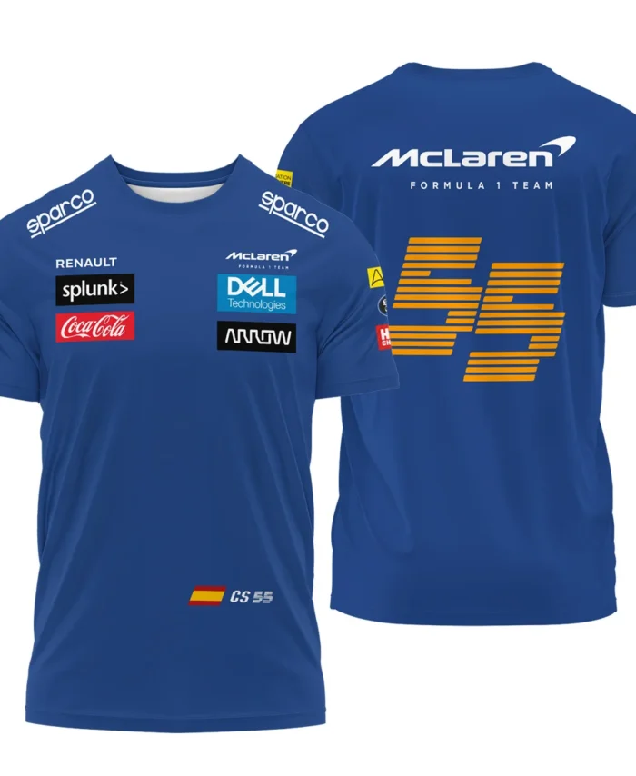 2020 Carlos Sainz Racing Suit McLaren F1 T-Shirt BLVACS190825A16TS