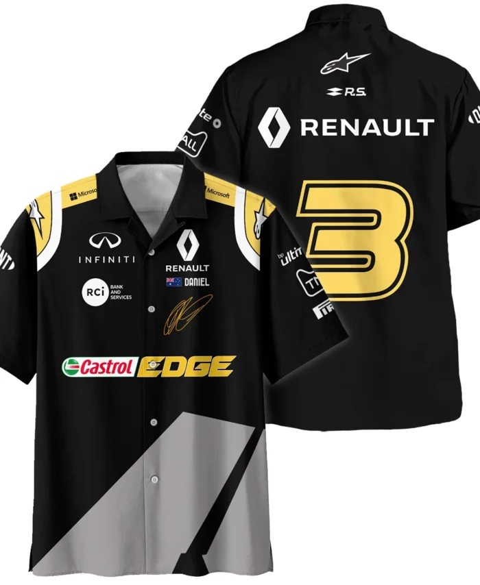 2020 Daniel Ricciardo Renault Alpinestars Race Suit Hawaiian Shirt BLVA180725A04HW