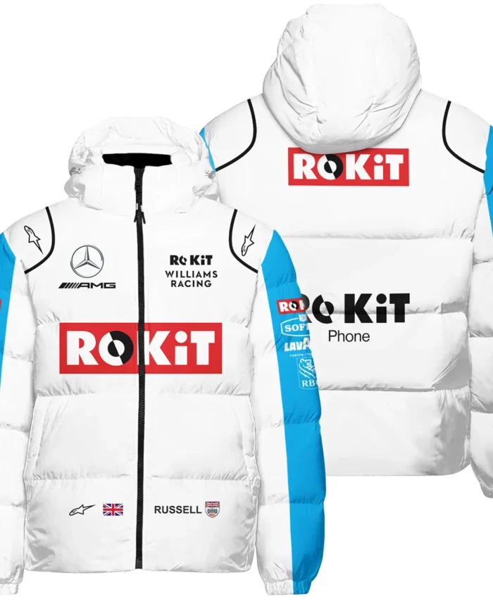 2020 George Russell Racing Suit Williams F1 Down & Puffer Jackets BLVAGR080925A4HCJ