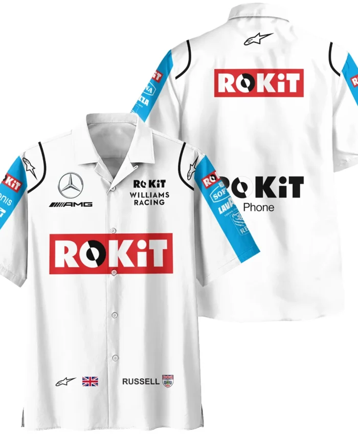 2020 George Russell Racing Suit Williams F1 Hawaiian Shirt BLVAGR080925A4HW