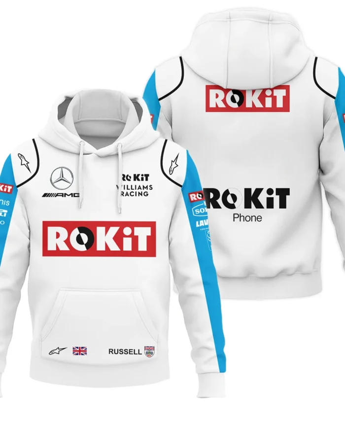 2020 George Russell Racing Suit Williams F1 Hoodie BLVAGR080925A4HD