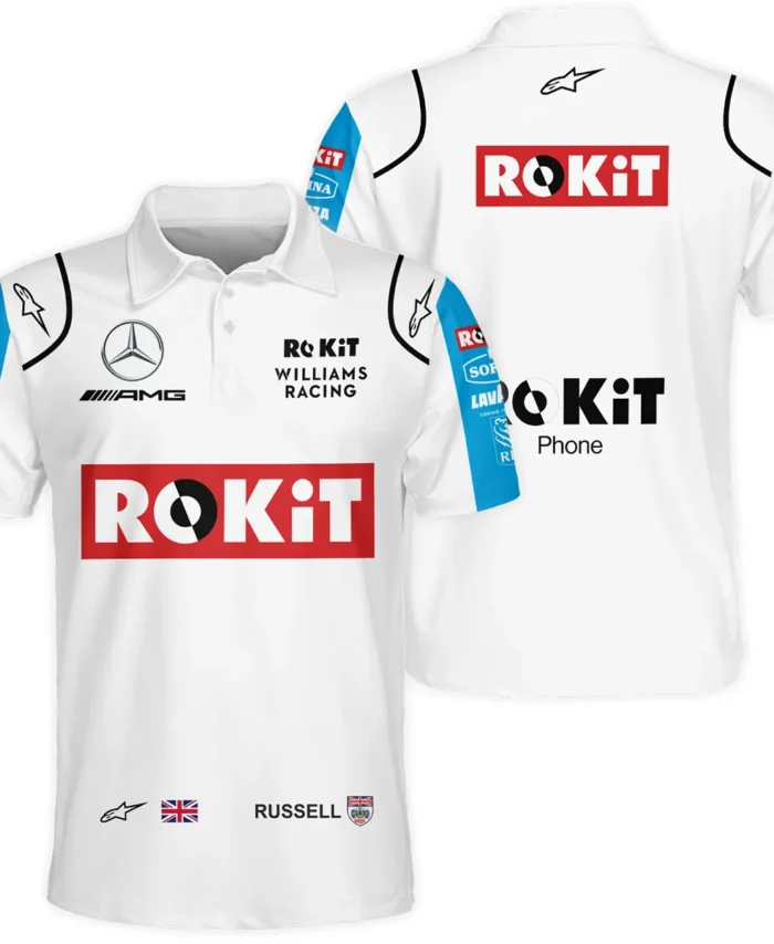 2020 George Russell Racing Suit Williams F1 Polo Shirt BLVAGR080925A4PL
