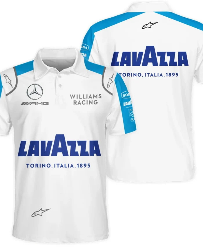 2020 George Russell Racing Suit Williams F1 Polo Shirt BLVAGR080925A6PL