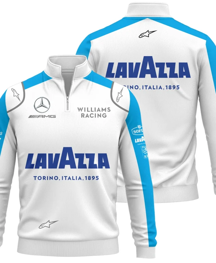 2020 George Russell Racing Suit Williams F1 Quarter-Zip Sweatshirt BLVAGR080925A6QZS