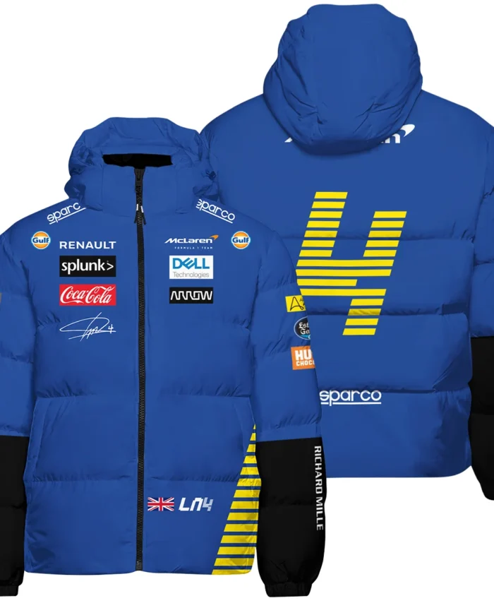 2020 Lando Norris Racing Suit McLaren F1 Down & Puffer Jackets BLVALN120825A1HCJ
