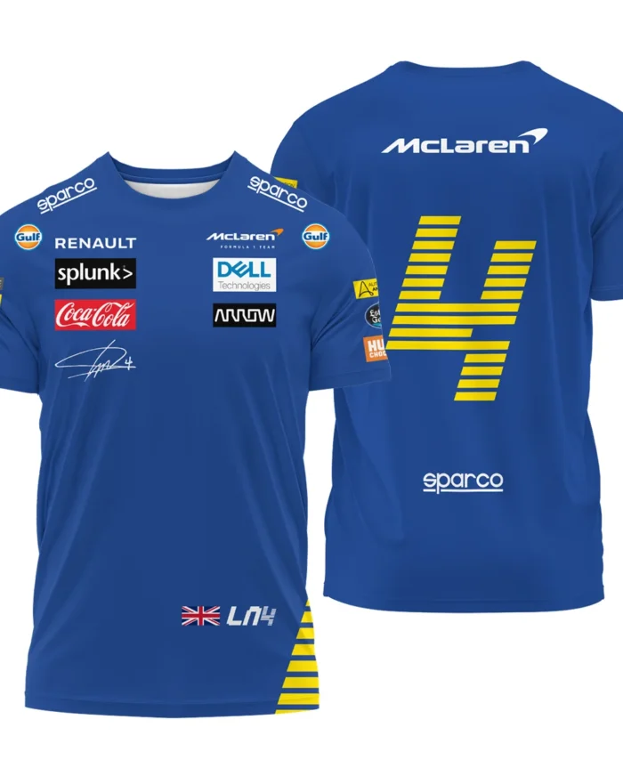2020 Lando Norris Racing Suit McLaren F1 T-Shirt BLVALN120825A1TS