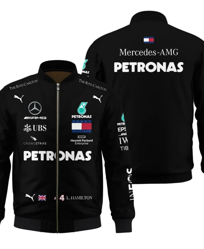 2020 Lewis Hamilton Racing Suit Mercedes F1 Bomber BLVALH180825A3BB