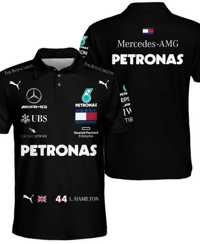 2020 Lewis Hamilton Racing Suit Mercedes F1 Polo Shirt BLVALH180825A3PL