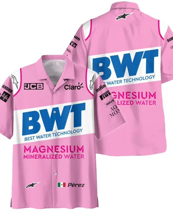 2020 Sergio Perez Racing Suit Racing Point F1 Hawaiian Shirt BLVASP170925A3HW