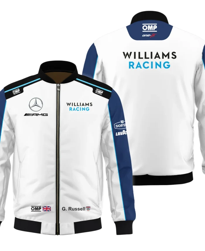 2021 George Russell Racing Suit Williams F1 Bomber BLVAGR080925A3BB