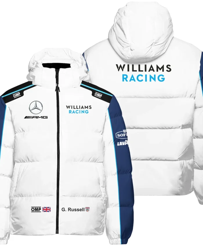 2021 George Russell Racing Suit Williams F1 Down & Puffer Jackets BLVAGR080925A3HCJ