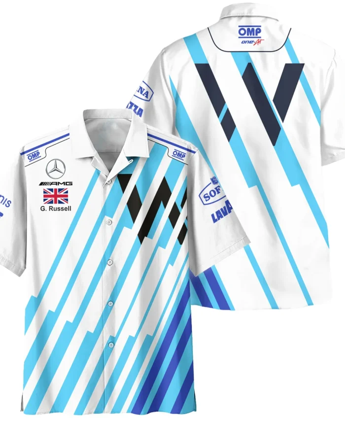 2021 George Russell Racing Suit Williams F1 Hawaiian Shirt BLVAGR080925A8HW