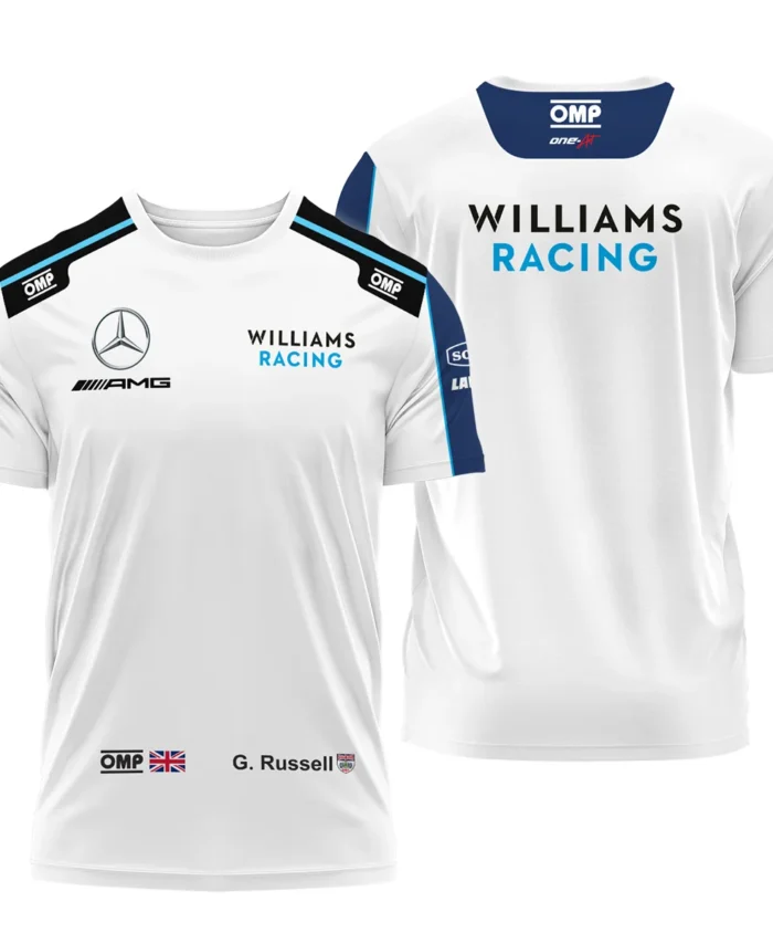 2021 George Russell Racing Suit Williams F1 T-Shirt BLVAGR080925A3TS