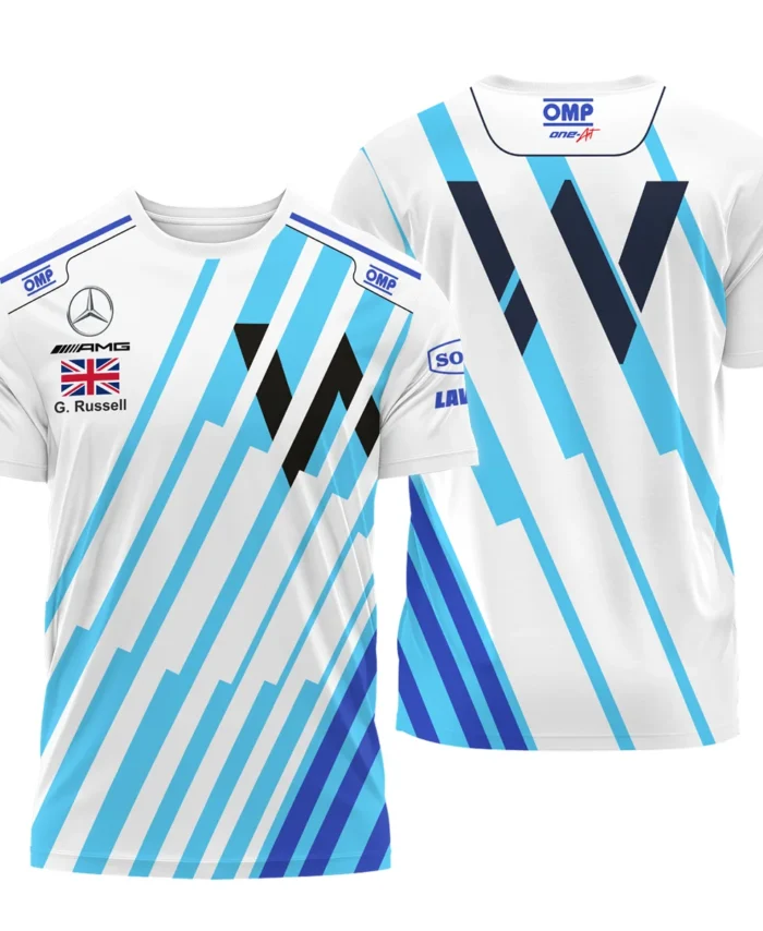 2021 George Russell Racing Suit Williams F1 T-Shirt BLVAGR080925A8TS