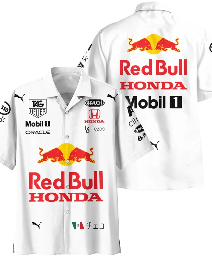 2021 Sergio Perez Racing Suit Red Bull Racing F1 Hawaiian Shirt BLVASP170925A2HW