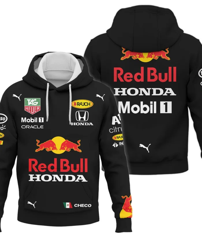 2021 Sergio Perez Racing Suit Red Bull Racing F1 Hoodie BLVASP170925A1HD