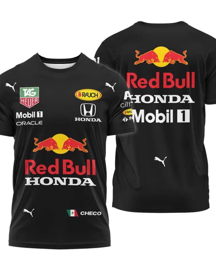 2021 Sergio Perez Racing Suit Red Bull Racing F1 T-Shirt BLVASP170925A1TS