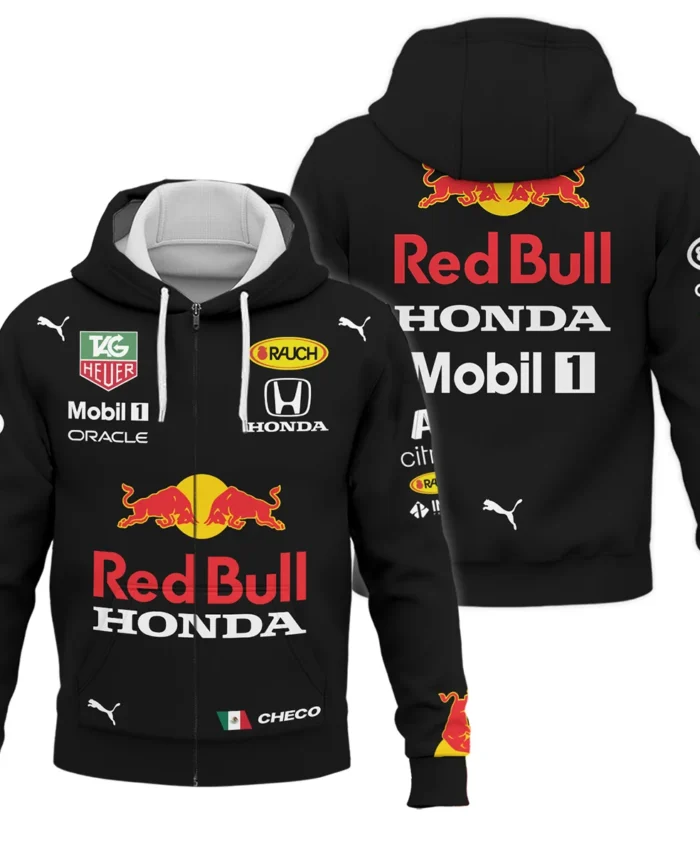 2021 Sergio Perez Racing Suit Red Bull Racing F1 Zipper Hoodie BLVASP170925A1ZHD