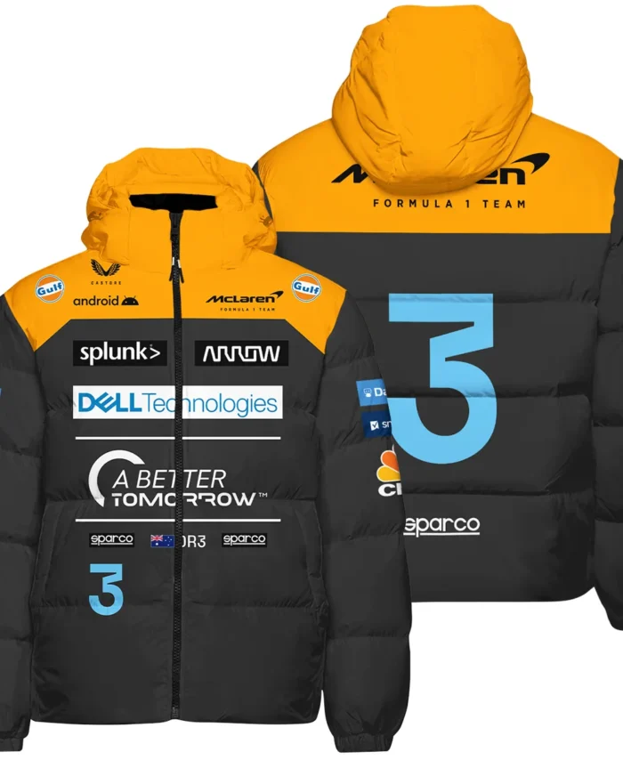 2022 Daniel Ricciardo McLaren F1 Team Race Suit Down & Puffer Jackets BLVA180725A06HCJ