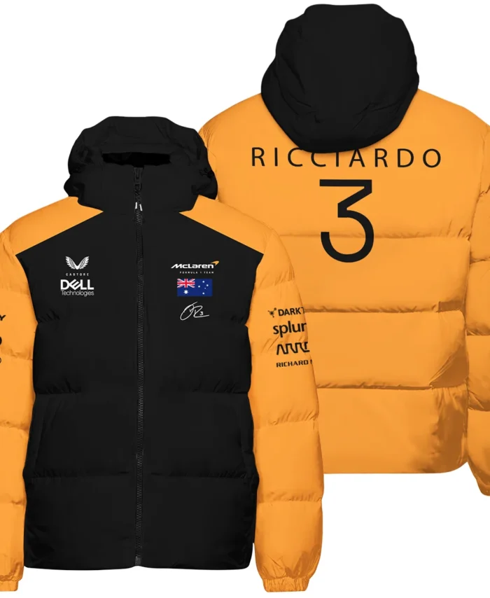 2022 Daniel Ricciardo McLaren F1 Team Suit Down & Puffer Jackets BLVA180725A07HCJ