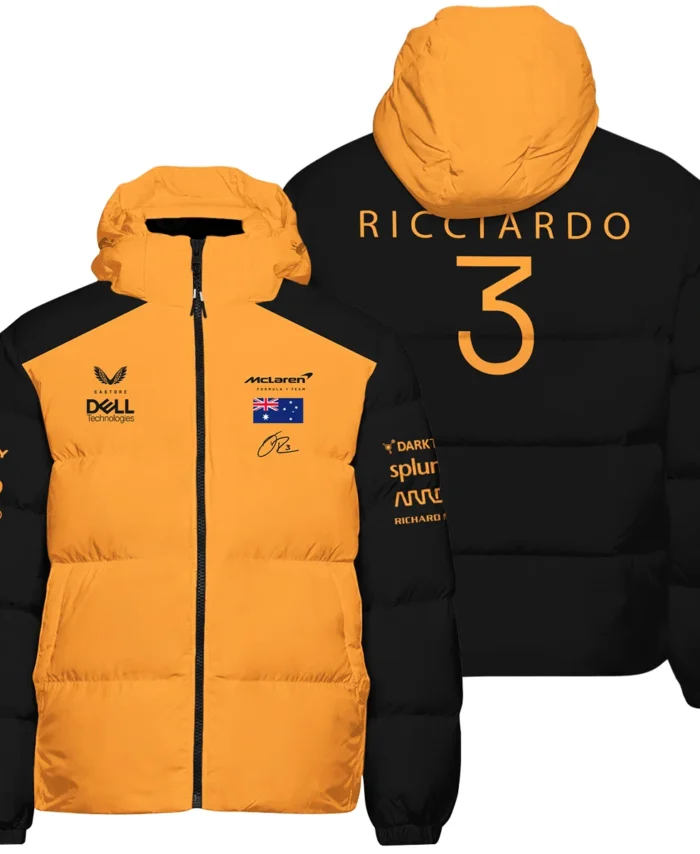 2022 Daniel Ricciardo McLaren F1 Team Suit Down & Puffer Jackets BLVA180725A08HCJ
