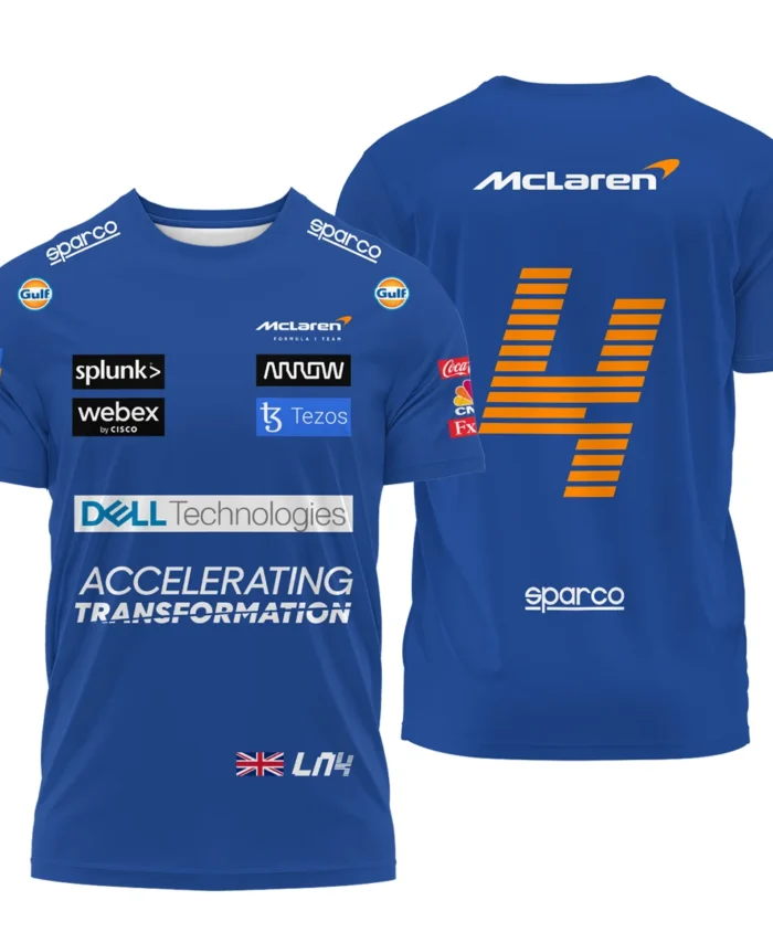 2022 Lando Norris Racing Suit McLaren F1 T-Shirt BLVALN120825A2TS