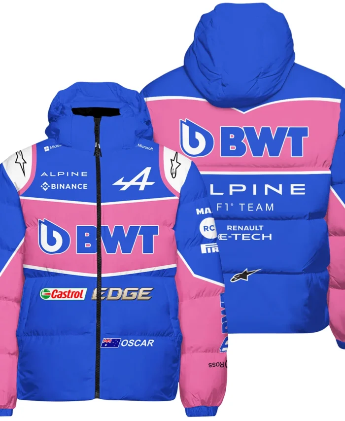 2022 Oscar Piastri Racing Suit Alpine F1 Down & Puffer Jackets BLVAOP150825A7HCJ