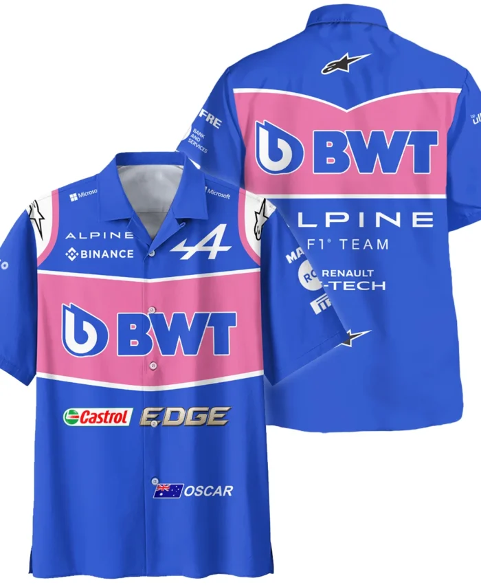 2022 Oscar Piastri Racing Suit Alpine F1 Hawaiian Shirt BLVAOP150825A7HW