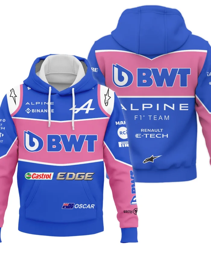 2022 Oscar Piastri Racing Suit Alpine F1 Hoodie BLVAOP150825A7HD