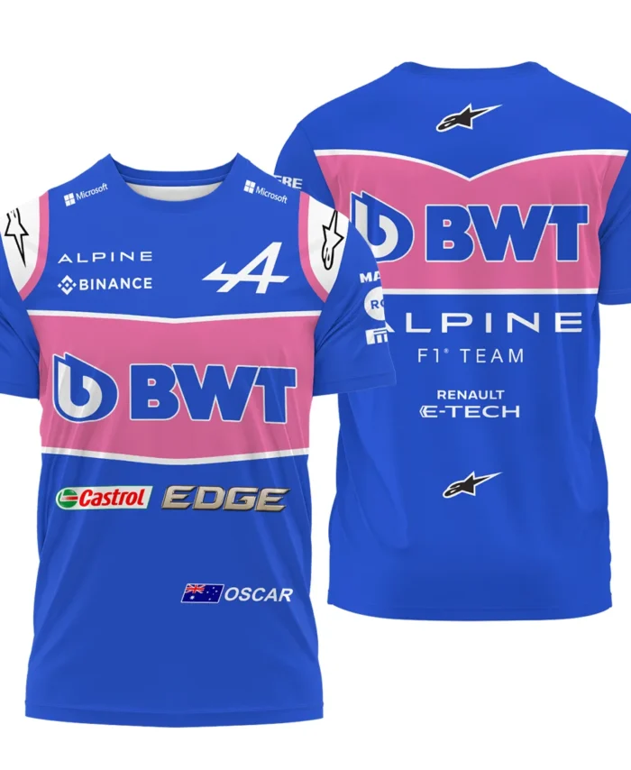 2022 Oscar Piastri Racing Suit Alpine F1 T-Shirt BLVAOP150825A7TS