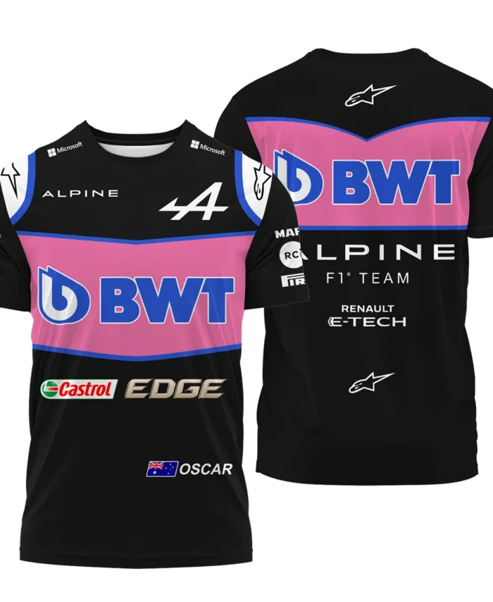 2022 Oscar Piastri Racing Suit Alpine F1 T-Shirt BLVAOP150825A8TS