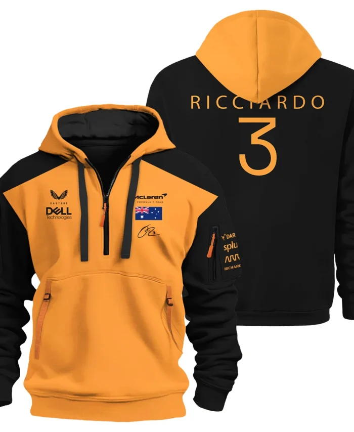 2022 Race Suit Uniform Hoodie Half Zipper For Fans BLVA180725A08HDF-1 CleanFit