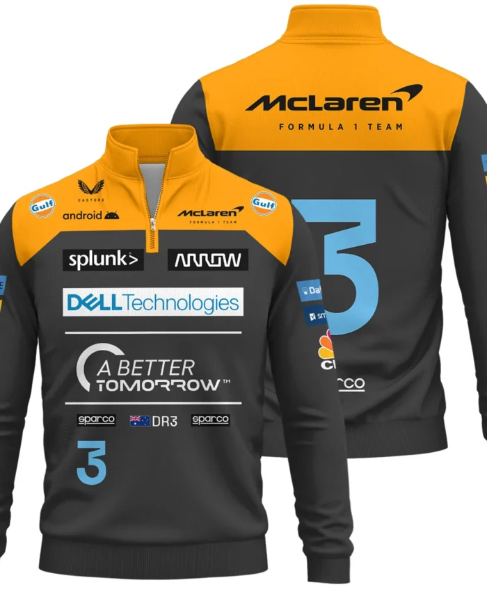 2022 Race Suit Uniform Quarter-Zip Sweatshirt For Fans BLVA180725A06QZS-1 CleanFit