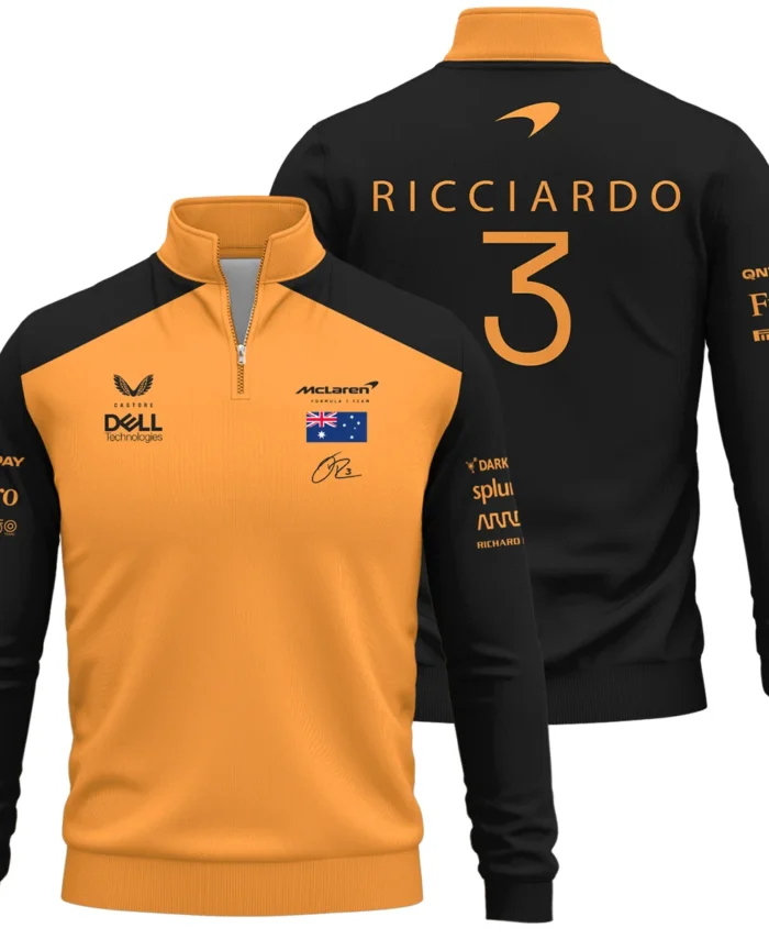 2022 Race Suit Uniform Quarter-Zip Sweatshirt For Fans BLVA180725A08QZS-1 CleanFit