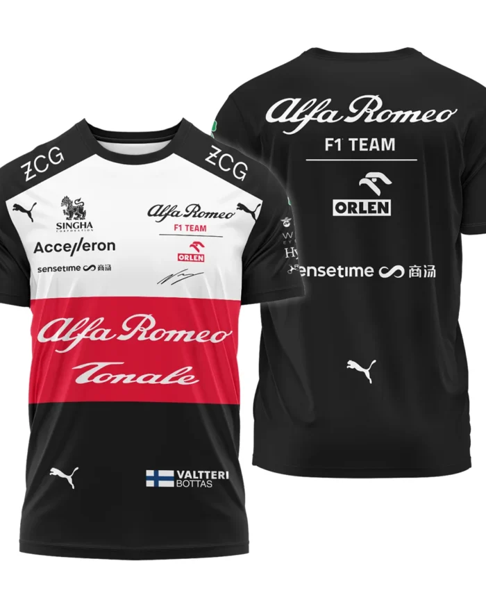 2022 Valtteri Bottas Racing Suit Alfa Romeo F1 T-Shirt BLVAVB130925A6TS