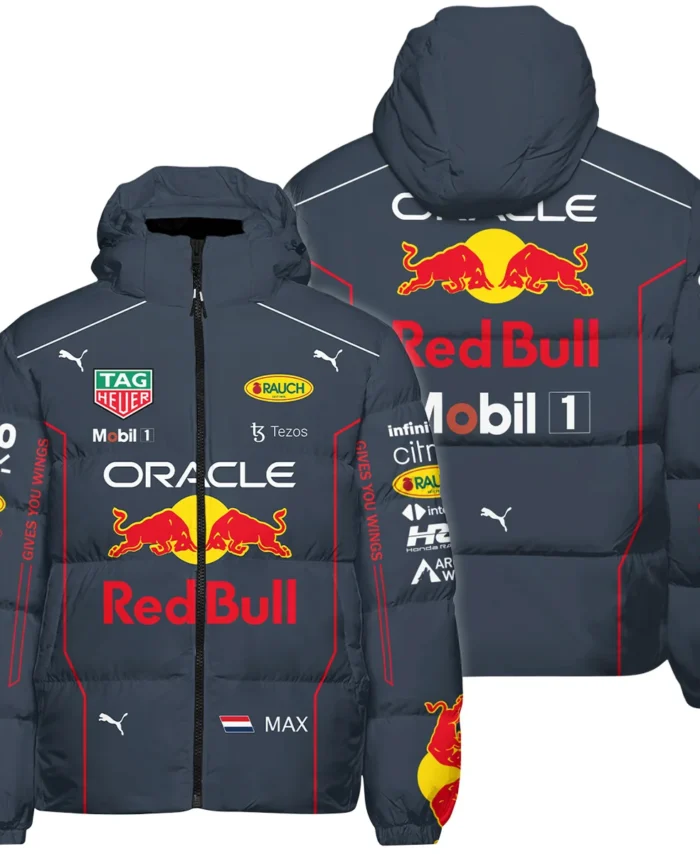 2022 WDC Max Verstappen Racing Suit Red Bull Racing F1 Down & Puffer Jackets BLVAMV281125A1HCJ