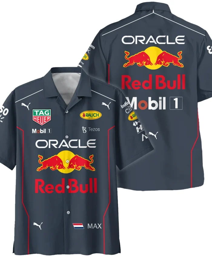 2022 WDC Max Verstappen Racing Suit Red Bull Racing F1 Hawaiian Shirt BLVAMV281125A1HW