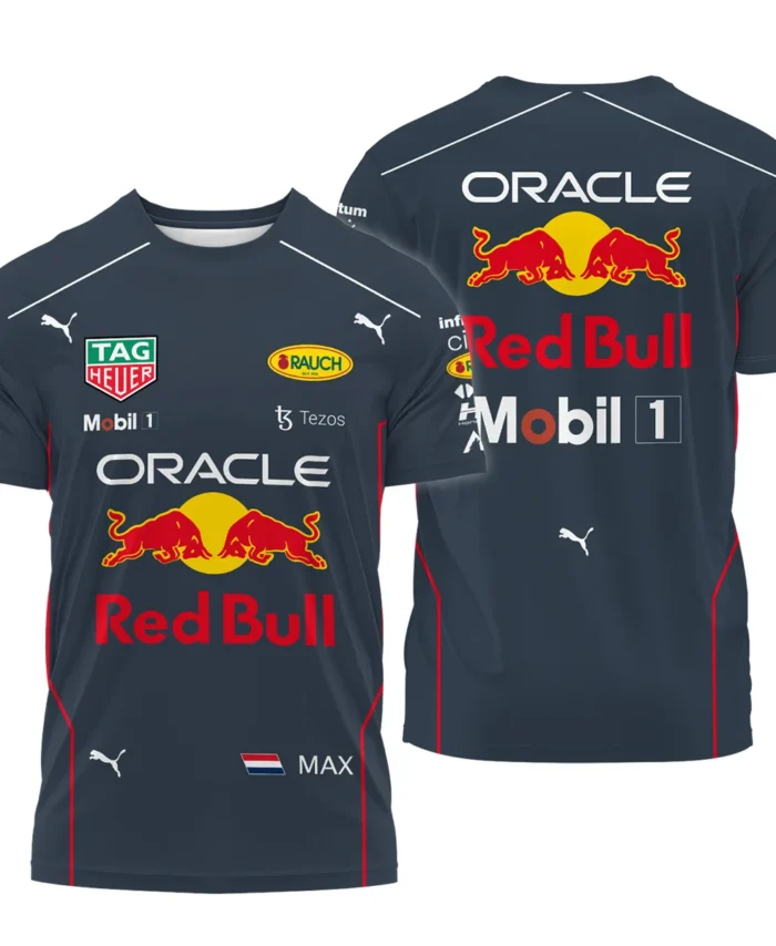 2022 WDC Max Verstappen Racing Suit Red Bull Racing F1 T-Shirt BLVAMV281125A1TS