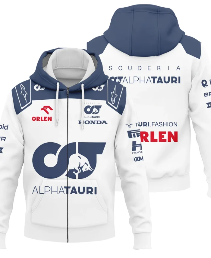2023 Daniel Ricciardo Scuderia AlphaTauri Race Suit Zipper Hoodie BLVA180725A05ZHD