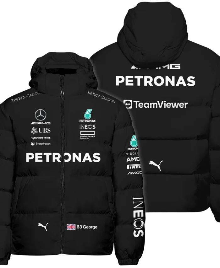 2023 George Russell Racing Suit Mercedes F1 Down & Puffer Jackets BLVAGR080925A2HCJ