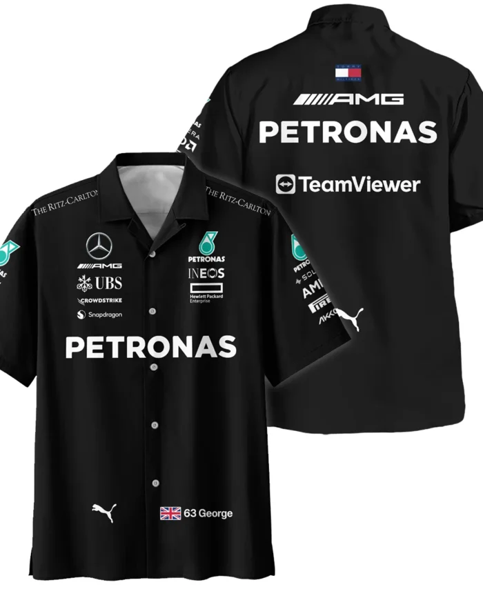 2023 George Russell Racing Suit Mercedes F1 Hawaiian Shirt BLVAGR080925A2HW