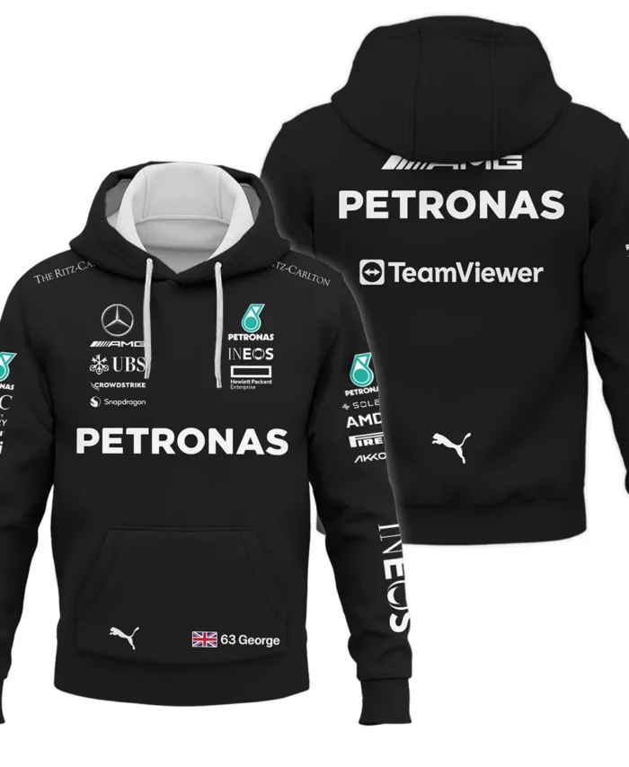 2023 George Russell Racing Suit Mercedes F1 Hoodie BLVAGR080925A2HD