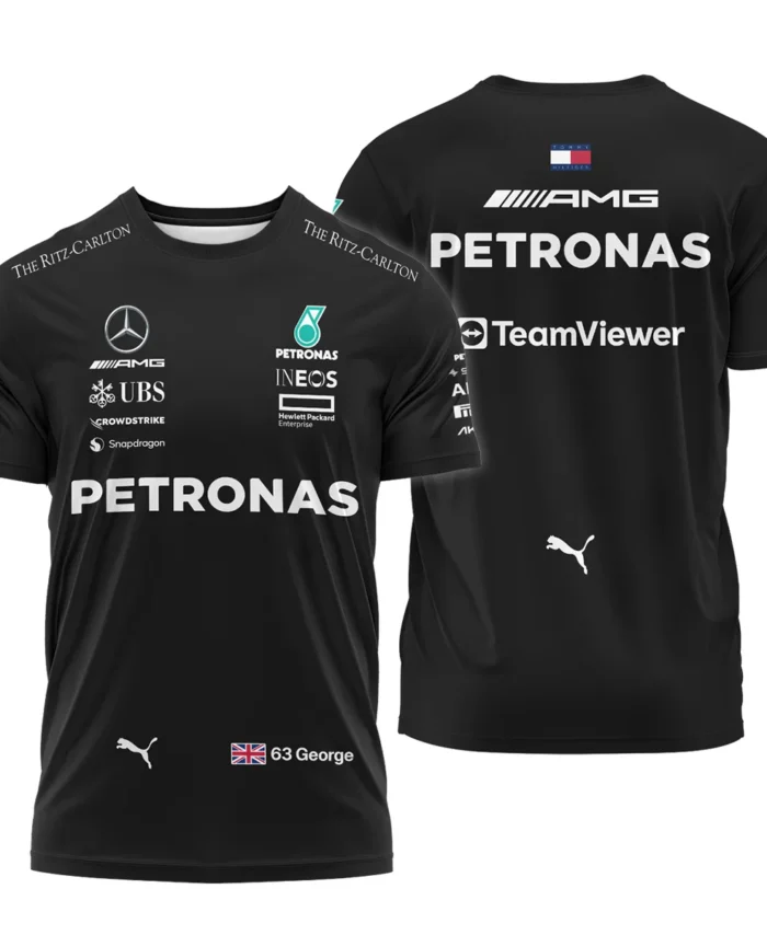 2023 George Russell Racing Suit Mercedes F1 T-Shirt BLVAGR080925A2TS