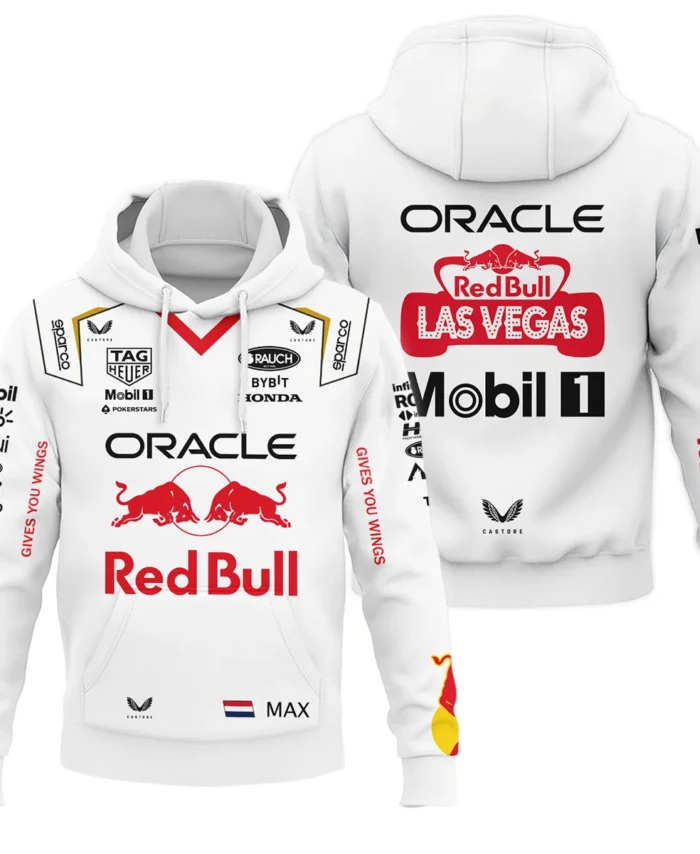 2023 Las Vegas GP Max Verstappen Racing Suit Red Bull Racing F1 Hoodie BLVAMV281125A3HD