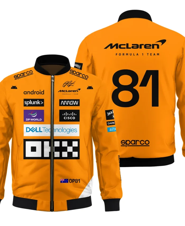 2023 Oscar Piastri Racing Suit McLaren F1 Bomber BLVAOP150825A1BB