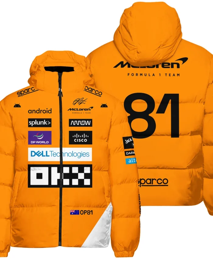 2023 Oscar Piastri Racing Suit McLaren F1 Down & Puffer Jackets BLVAOP150825A1HCJ